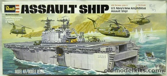 Revell 1/720 Assault Ship USS Tarawa LHA-1, H406 plastic model kit